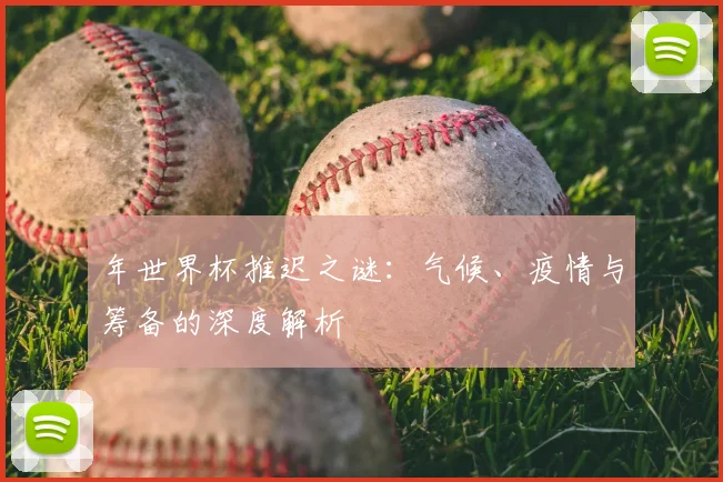 年世界杯推迟之谜:气候、疫情与筹备的深度解析